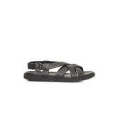 Cerruti 1881 Black Cowhide Men Sandal